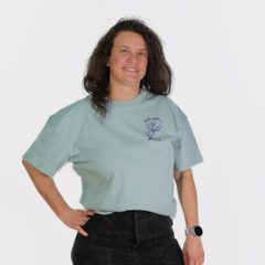 T-shirt femme Le Chocard x La Gaillarde – Stay Wild Green Jade