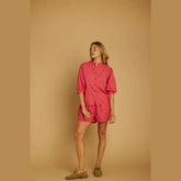 Chemise Graine Zenith Vichy Col Mao