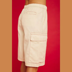 Short Graine Trêve Cargo Écru Coton Bio
