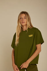 T-Shirt Petale Graine Vert Kaki