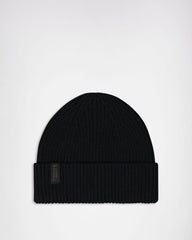 Bonnet Mons Royale Fjord laine mérinos Noir