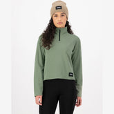 Offgrid Merino Fleece LS Willow | Mid Layer Merino Femme