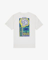 RVCA Dalas Tiger Palm SS - Antique White
