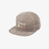 RVCA – Casquette Deep Thoughts Cord Homme | Snapback 5 pans coton