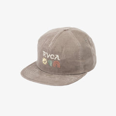 RVCA – Casquette Deep Thoughts Cord Homme | Snapback 5 pans coton
