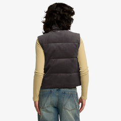 RVCA – Veste sans manches Eezeh Femme | Velours côtelé 100% coton