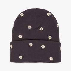 RVCA – Bonnet Embroidered Essential Femme | Maille côtelée & revers