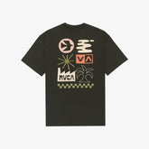 T-shirt RVCA Mirage Marron Relaxed Fit Homme