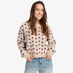 RVCA – Veste Oh Hush Sherpa Femme | Coupe courte & détails contrastés