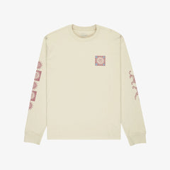 RVCA – T-shirt manches longues Spin Homme | Coton bio & sérigraphie