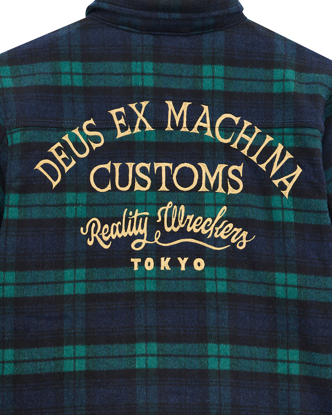 Chemise Maxwell Check Deus Ex Machina détail