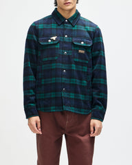Chemise Maxwell Check Deus Ex Machina Green Check