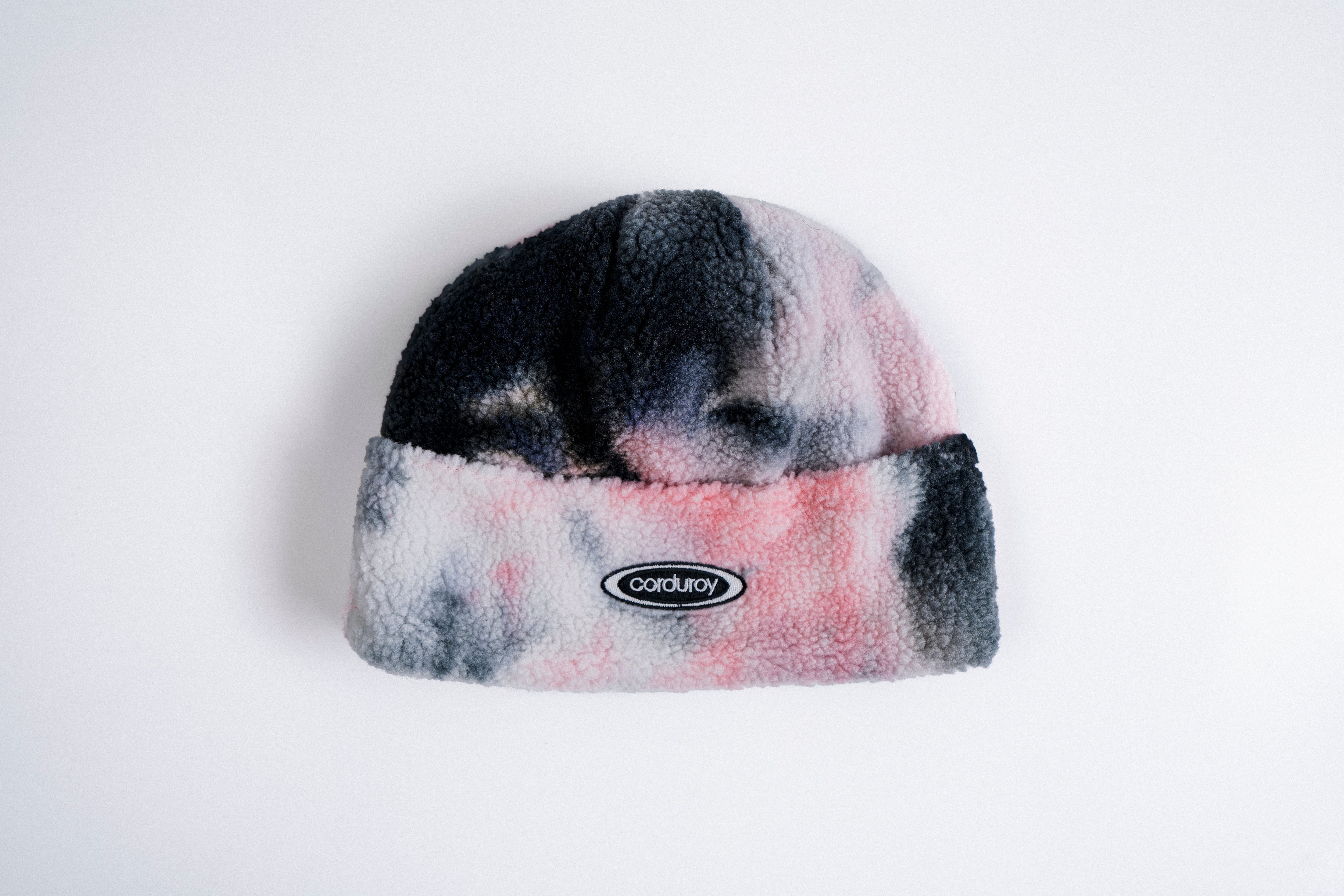 Bonnet polaire Corduroy Fleece Beanie Noir