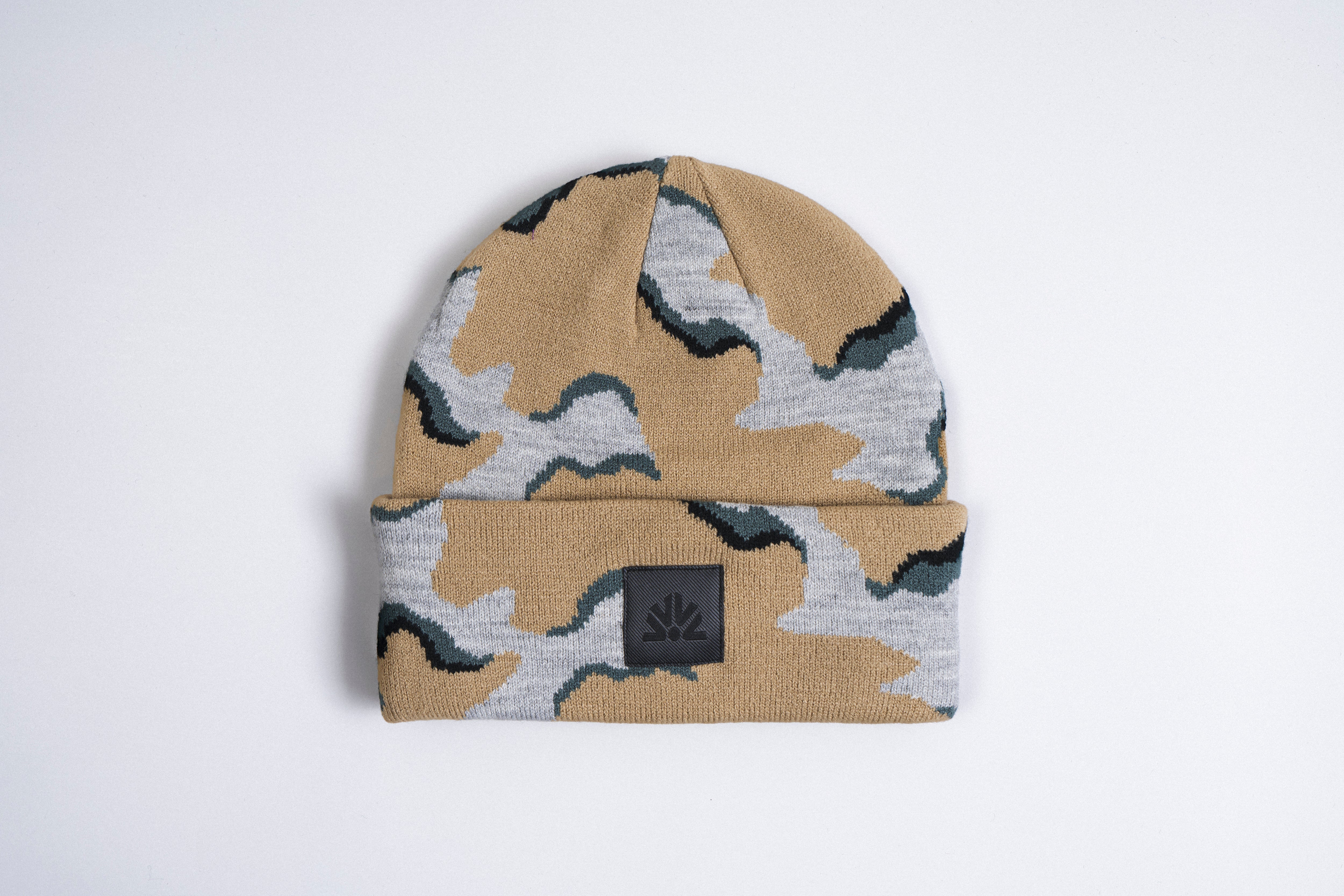 Bonnet Autumn Wavy Camo Sand