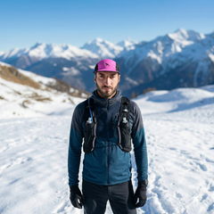 Casquette Nylon 5 Panel Le Chocard Fushia