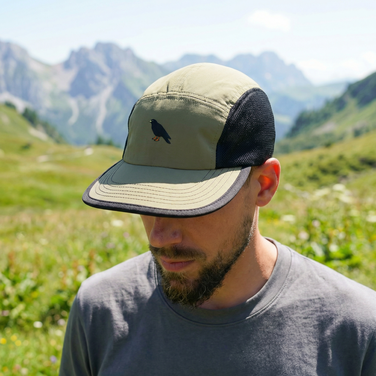 Casquette Nylon 5 Panel Le Chocard - Vert