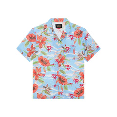Chemise Deus Ex Machina Broadus Bleu Floral en Lyocell