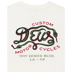 T-shirt Deus Ex Machina Danger Noodle LS Blanc