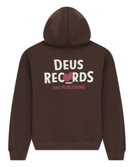 Sweat à Capuche Deep Cut Deus Ex Machina Downtown Brown