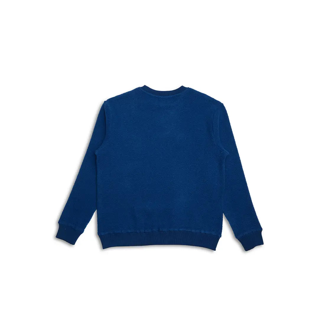 Pull Reo Textured Fleece - Bleu