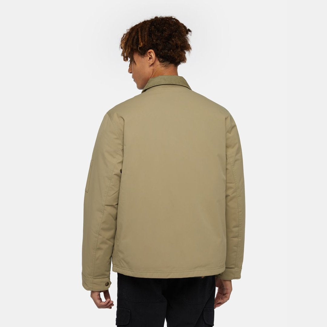 Veste Plains Col en Velour Côtelé - Impermébale - Khaki