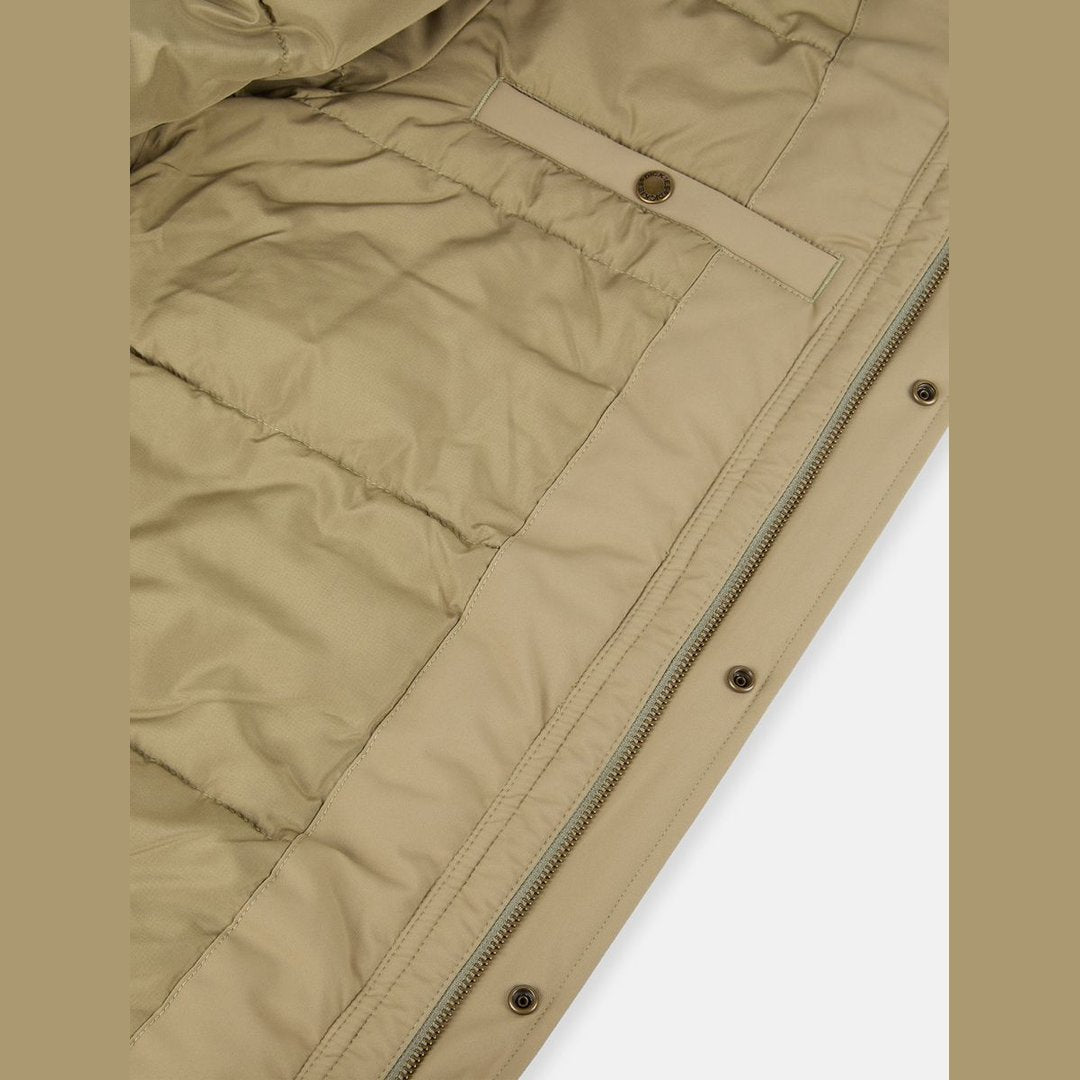 Veste Plains Col en Velour Côtelé - Impermébale - Khaki