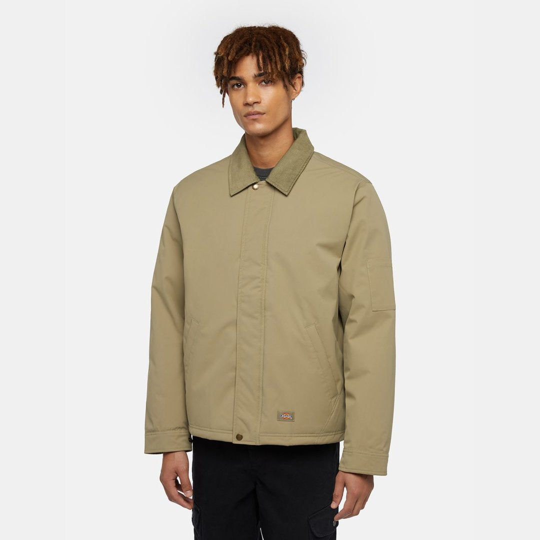 Veste Plains Col en Velour Côtelé - Impermébale - Khaki