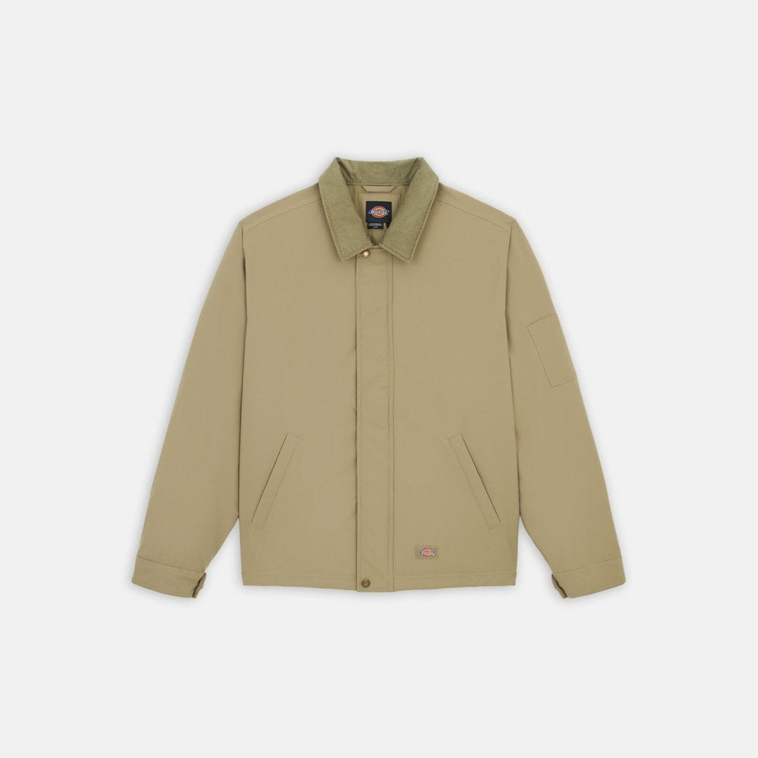 Veste Plains Col en Velour Côtelé - Impermébale - Khaki