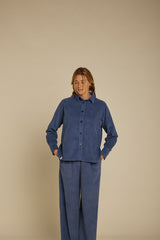 Chemise Ivresse Graine Bleu Ardoise