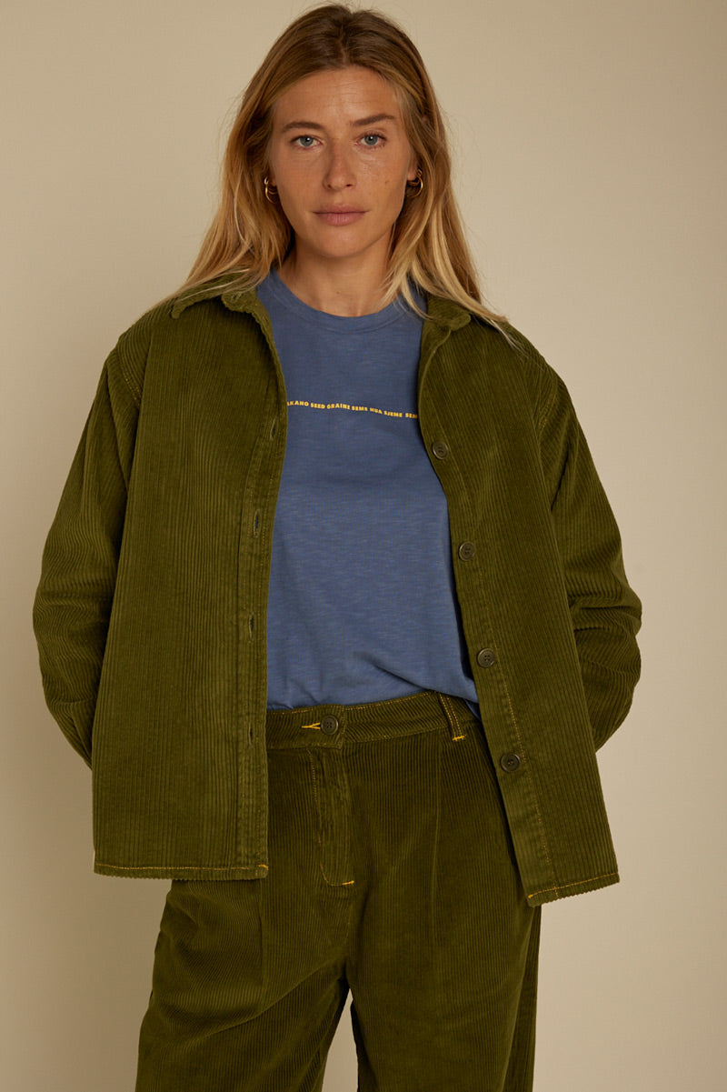 Chemise Ivresse Graine Vert Kaki