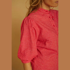 Chemise Graine Zenith Vichy Col Mao