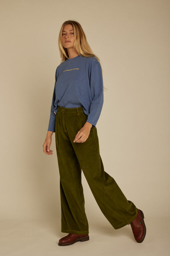 Pantalon Eclosion Graine Vert Kaki