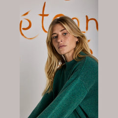 Pull Saveur | Laine & fibres recyclées, col montant