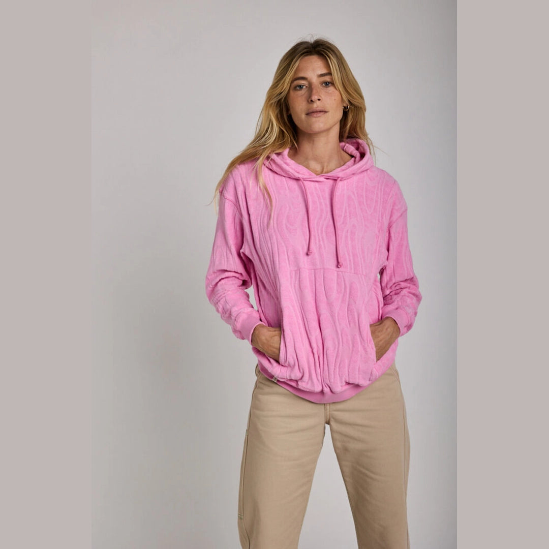 Sweat à capuche éponge jacquard | Coton bio