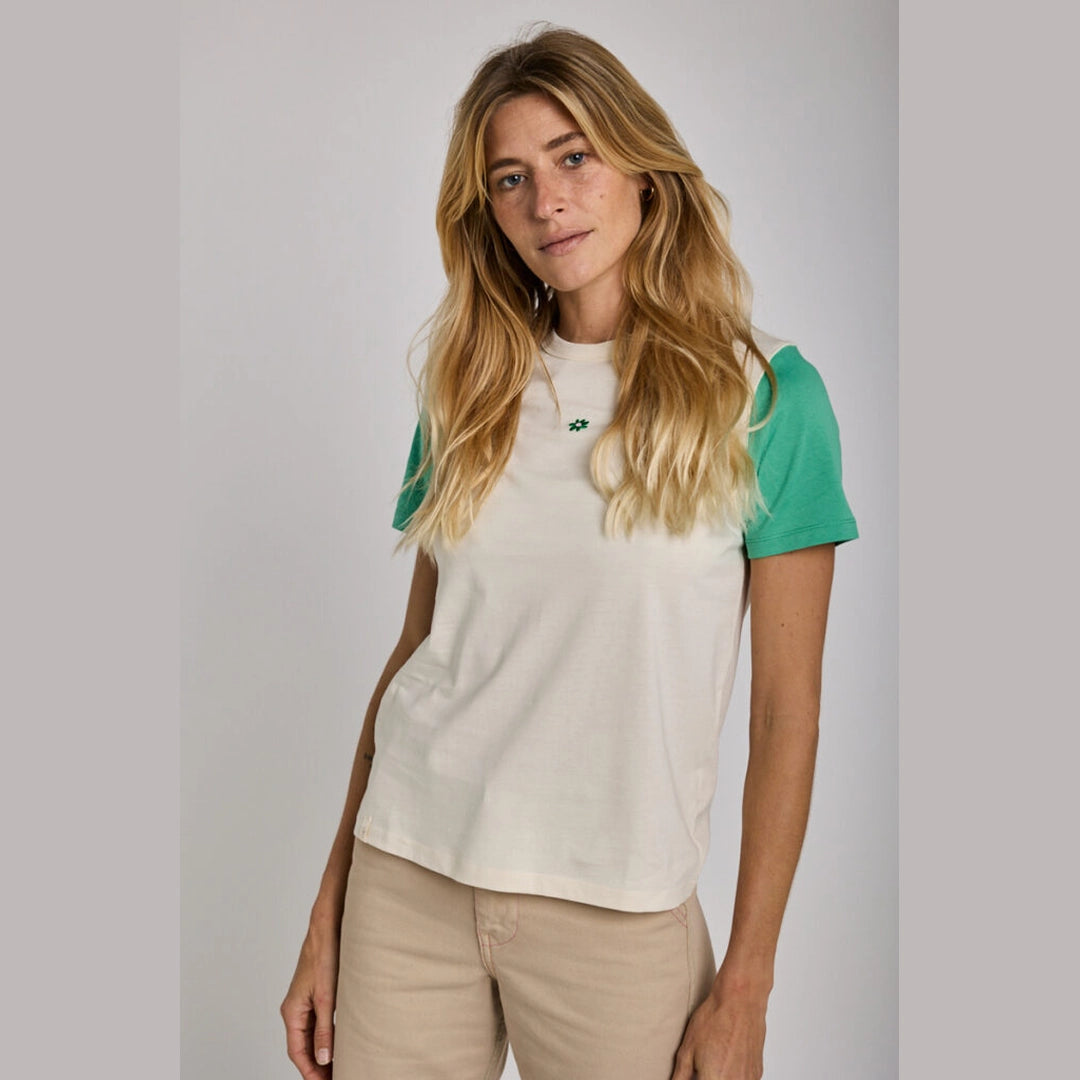 Graine Clothing – T-Shirt Spectre | Coton bio à manches contrastées