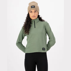 Offgrid Merino Fleece LS Willow | Mid Layer Merino Femme