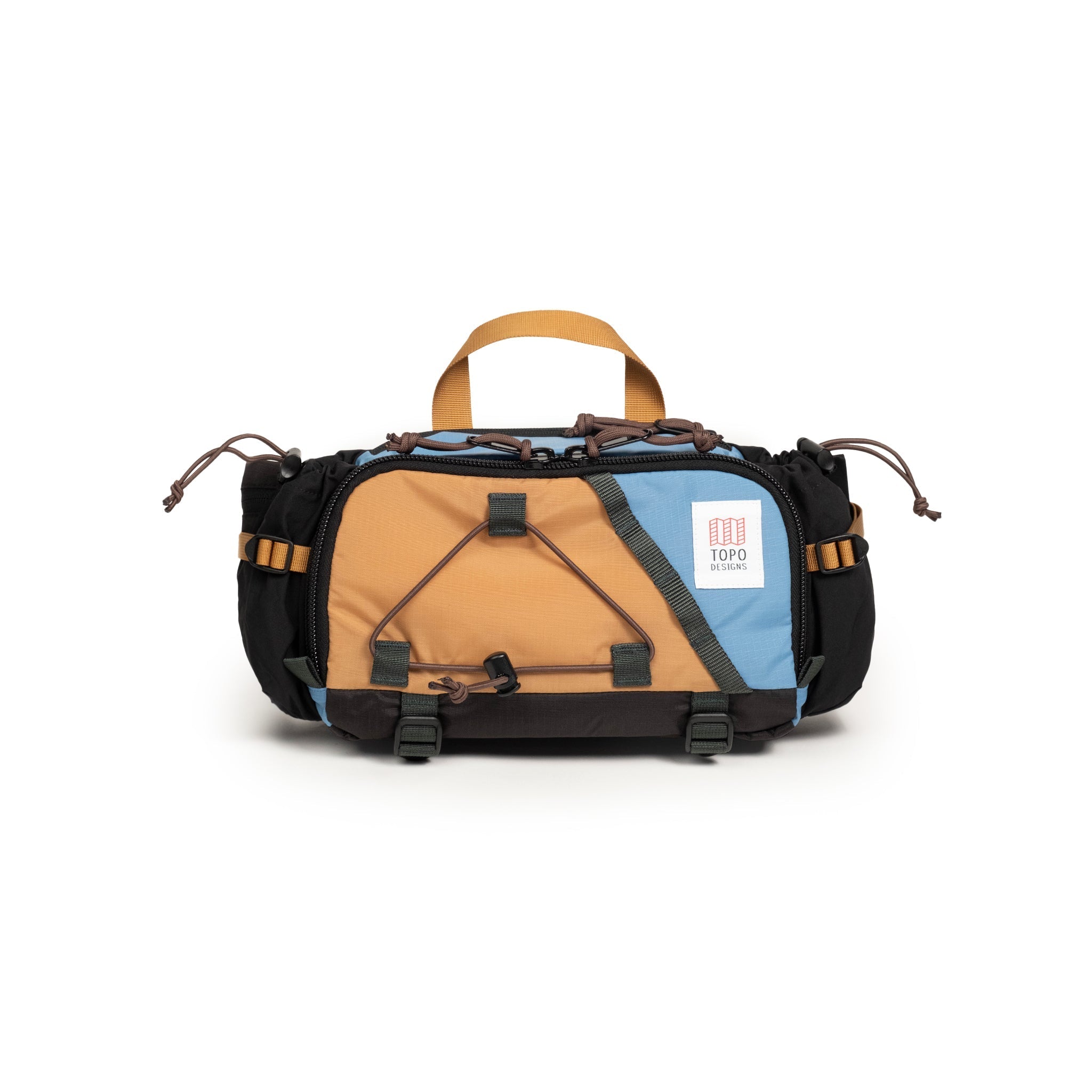Mountain Hydro Hip Pack 4.4L River Blue Brown Oak | Topo Designs
