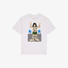 T-shirt RVCA Antonia Figueiredo Bonhomme Blanc