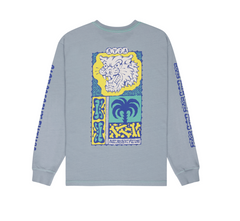 T-Shirt Manches Longues Homme RVCA Dalas Tiger Palm