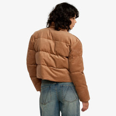 RVCA – Veste Eezeh Puffer Femme | Velours côtelé & coupe décontractée