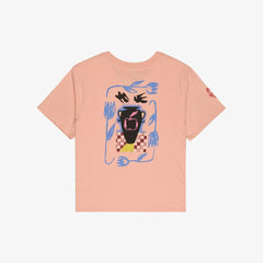 T-shirt RVCA Love Birds Easy Rose Femme