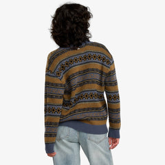 RVCA – Gilet Lumen Femme | Coupe décontractée & jacquard contrasté