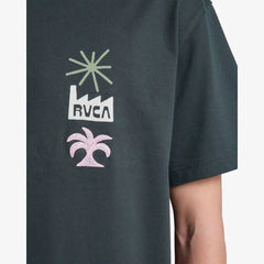 T-shirt RVCA Mirage Marron Relaxed Fit Homme