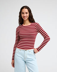Pull Rayé Femme RVCA Bambi Stripe LS
