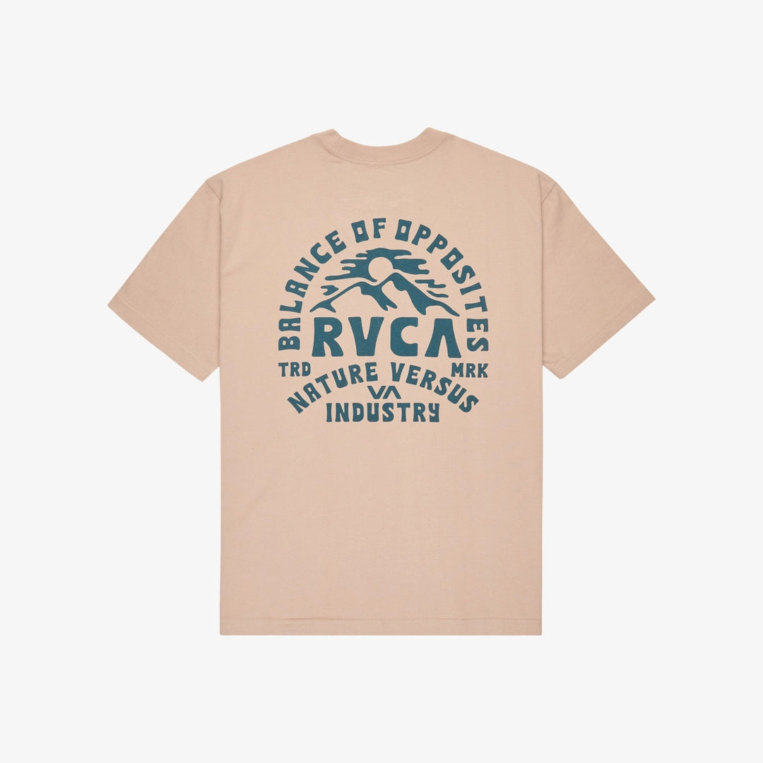 RVCA – T-shirt Ridge Homme | Coton biologique & coupe décontractée