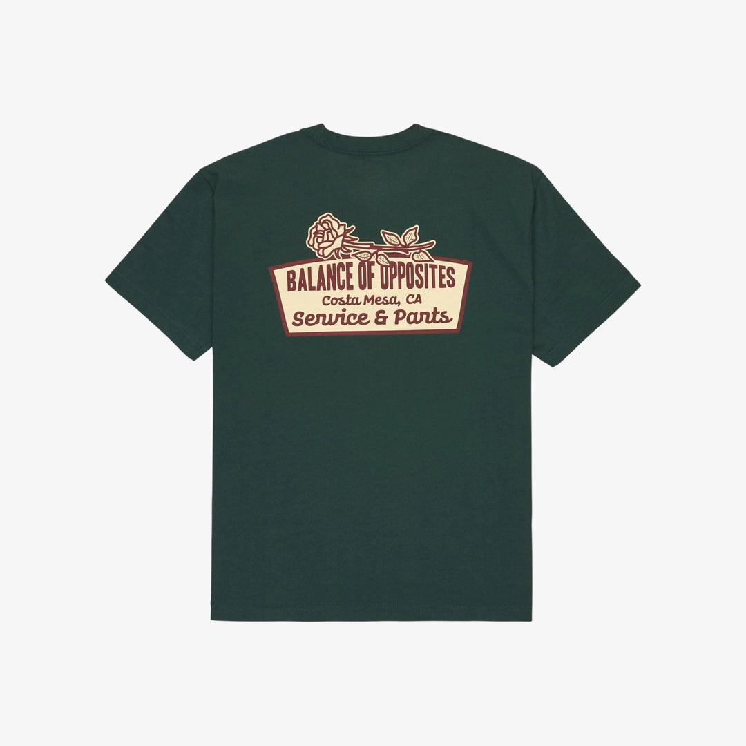 RVCA – T-shirt Rose Sign Homme | Coton biologique & sérigraphie