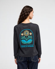 RVCA Iris Easy LS - Washed Black