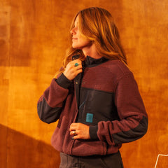 Summit Rise Full Zip Femme | Polaire recyclée & renforts taslan