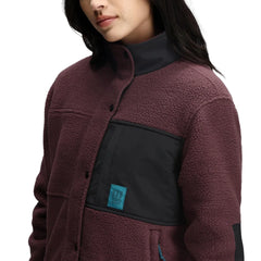 Summit Rise Full Zip Femme | Polaire recyclée & renforts taslan