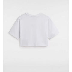 T-Shirt Court - Flying Crew Crop - Blanc